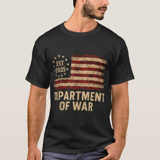 Ministerium des Krieges bedrückte amerikanische Fl T-Shirt (Vorderseite)