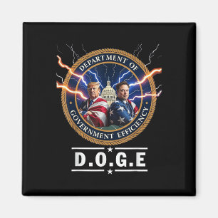 Ministerium für Effizienz Doge Trump Magnet