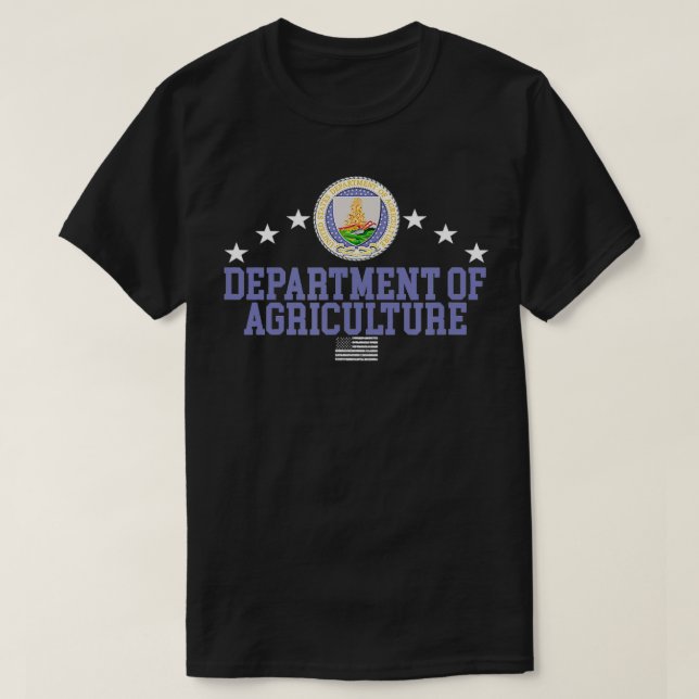 Ministerium für Landwirtschaft USDA T-Shirt (Design vorne)