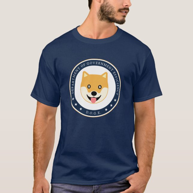 Ministerium für Regierungseffizienz - D.O.G.E. T-Shirt (Vorderseite)