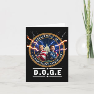 Ministerium für Regierungseffizienz Doge Trump 47 Karte
