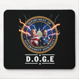 Ministerium für Regierungseffizienz Doge Trump 47 Mousepad