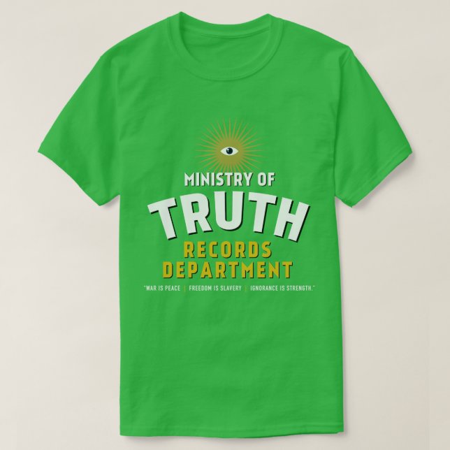 Ministerium für TRecords T-Shirt (Design vorne)