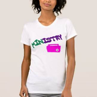 Ministerium-Musikt-stück 1 der Frauen T-Shirt
