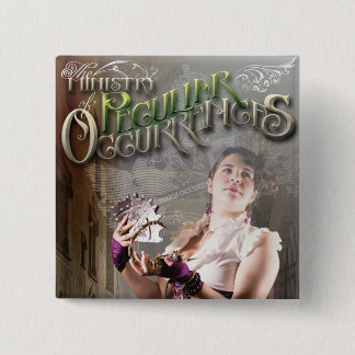 Ministerium-quadratischer Knopf-Skorpion Button