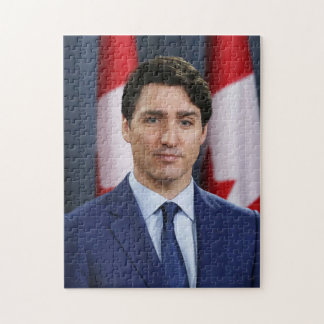 Ministerpräsident Justin Trudeau Portrait Puzzle