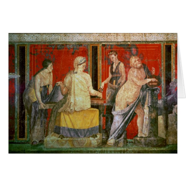 Ministrant, der einen Behälter der Nahrung trägt (Vorderseite (Horizontal))