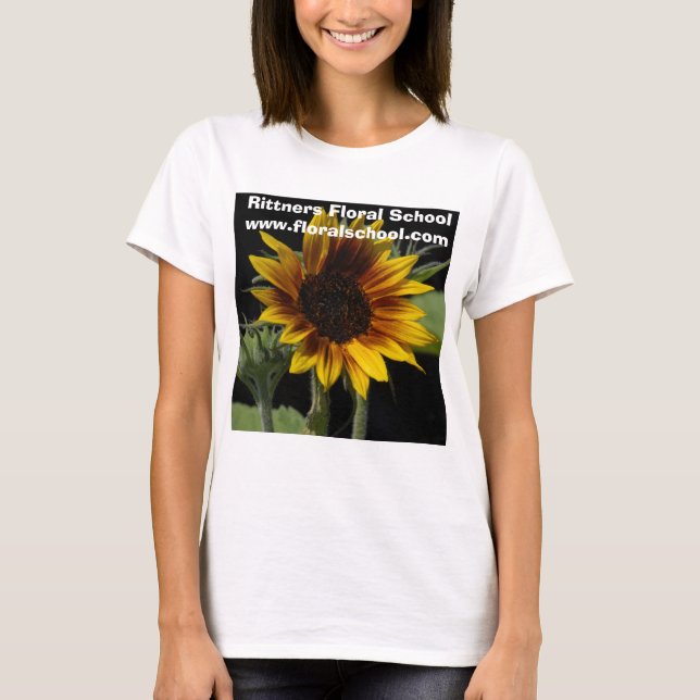 Minisunflowerlargereversed2, Rittners Blumensc… T-Shirt (Vorderseite)