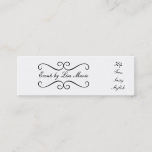 MiniVisitenkarten Mini Visitenkarte