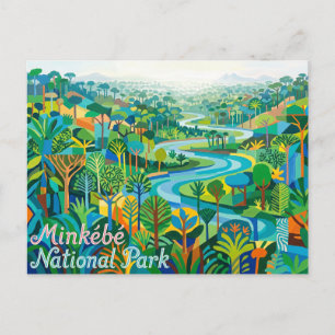 Minkébé-Nationalpark Gabun Postkarte