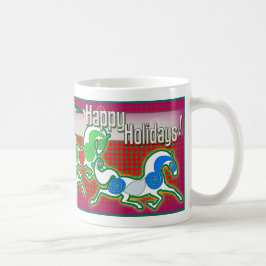 MinkMug Feiertags-Pferde für Weihnachten Kaffeetasse
