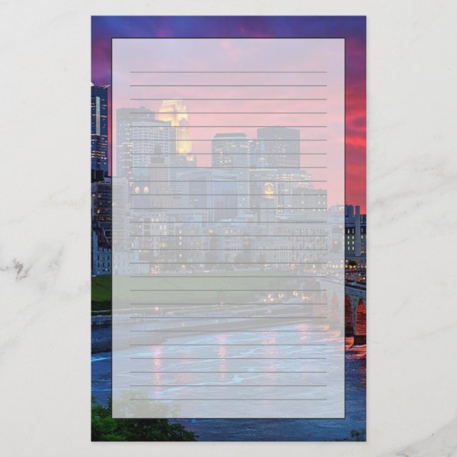 Minneapolis-Augen-Süßigkeit Briefpapier (Vorderseite)