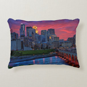 Minneapolis-Augen-Süßigkeit Dekokissen