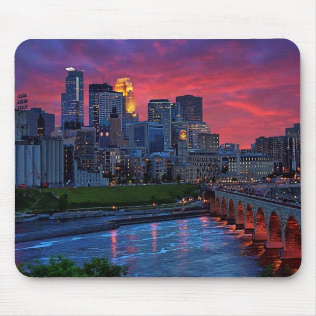 Minneapolis-Augen-Süßigkeit Mousepad (Vorne)