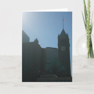 "Minneapolis Clock Tower" Geburtstagskarte Karte