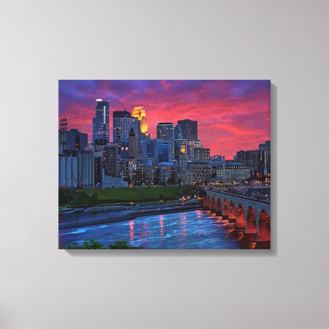 Minneapolis Eye Candy Leinwanddruck (Vorderseite)