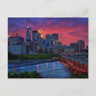 Minneapolis Eye Candy Postkarte