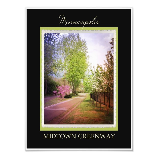 Minneapolis Midtown Greenway Fotodruck (Vorne)