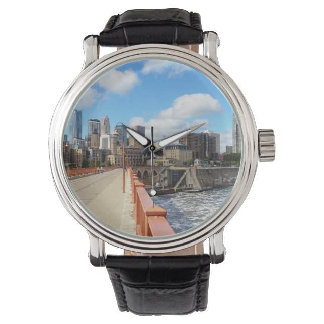 Minneapolis Minnesota Armbanduhr (Vorderseite)