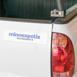 Minneapolis Minnesota Autoaufkleber