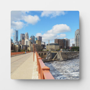 Minneapolis Minnesota Fotoplatte