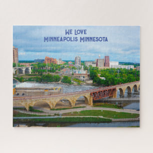 Minneapolis Minnesota . Jigsaw Puzzle
