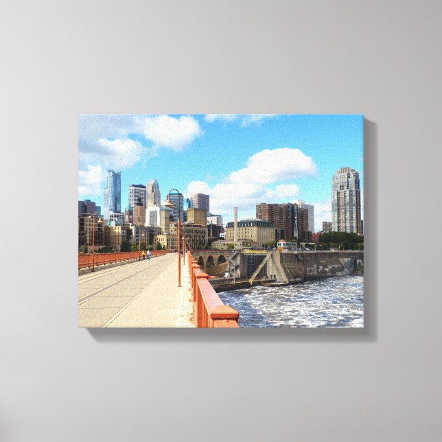 Minneapolis Minnesota Leinwanddruck (Vorderseite)