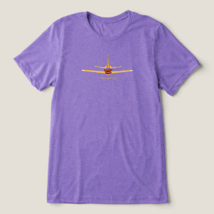 Minneapolis Minnesota MN Logo für Flugzeuge Tri-Blend Shirt