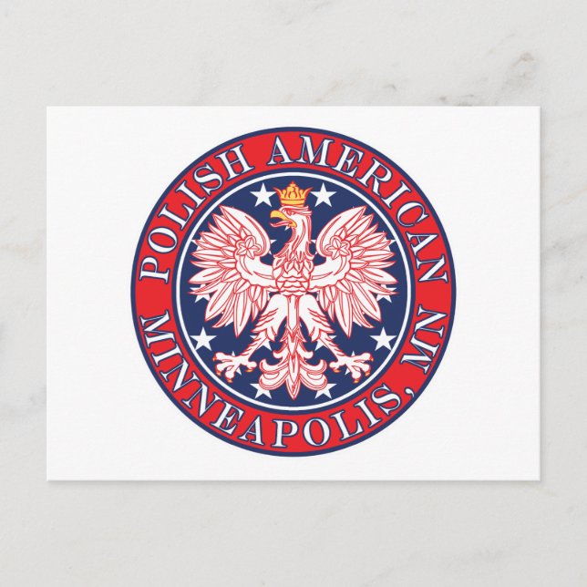 Minneapolis Minnesota Polish Postkarte (Vorderseite)