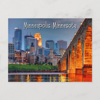 Minneapolis Minnesota Postkarte