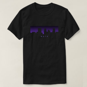 Minneapolis Minnesota T - Shirt Skyline-MPLS