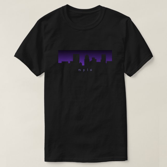 Minneapolis Minnesota T - Shirt Skyline-MPLS (Design vorne)