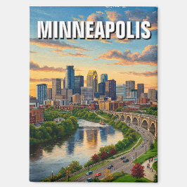 Minneapolis Minnesota Travel Magnet