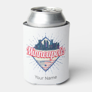 Minneapolis Minnesota USA Skyline Vereinigte Staat Dosenkühler