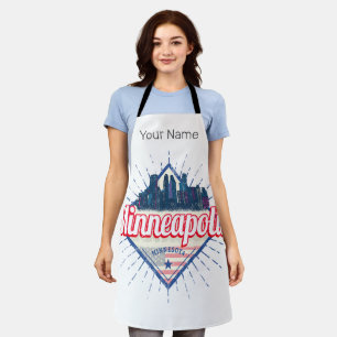 Minneapolis Minnesota USA Skyline Vereinigte Staat Schürze