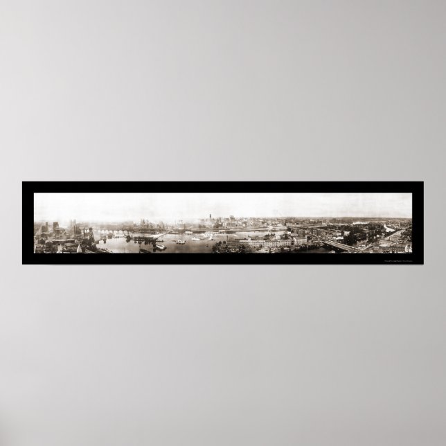 Minneapolis, MN Foto 1915 Poster (Vorne)