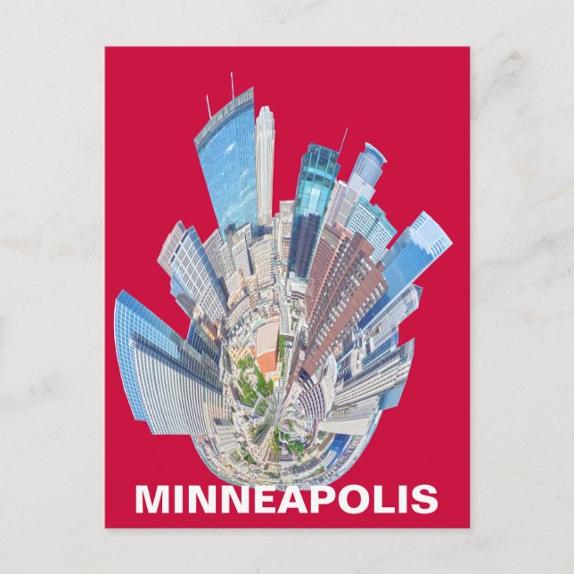 MINNEAPOLIS MN POSTKARTE (Vorderseite)