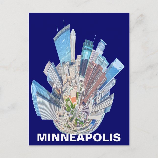 MINNEAPOLIS MN POSTKARTE (Vorderseite)