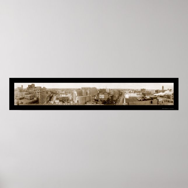 Minneapolis MN Skyline Foto 1911 Poster (Vorne)
