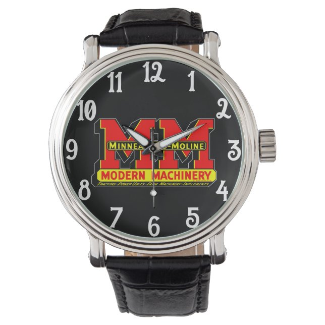Minneapolis Moline Tractor Watch Armbanduhr (Vorderseite)