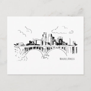 Minneapolis Postkarte