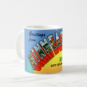 Minneapolis Postkarten-Tasse Kaffeetasse