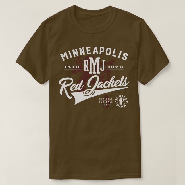 Minneapolis Red Jackets T-Shirt (Design vorne)