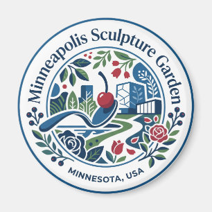 Minneapolis Sculpture Garden USA Magnet