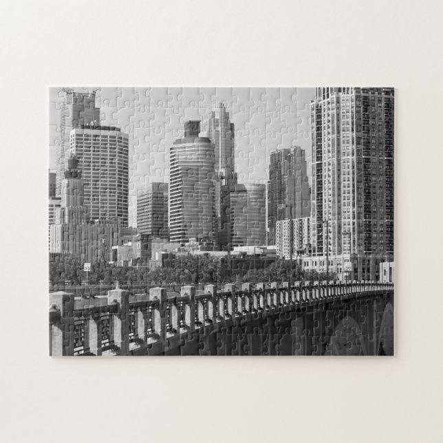 Minneapolis Skyline im Daylight Jigsaw Puzzles (Horizontal)