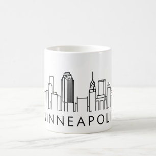 Minneapolis Skyline - Stadtbild Kaffeetasse