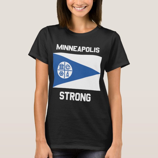 Minneapolis Strong Damen Basic T-Shirt (Vorderseite)