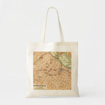 Minneapolis Vintage Map Tote Bag