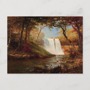 Minnehaha Falls, Gemälde von Albert Bierstadt Postkarte