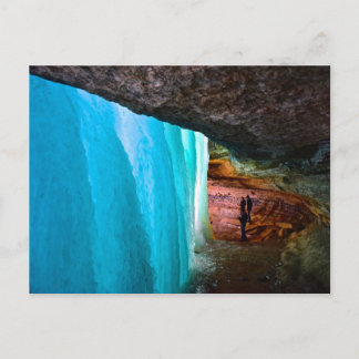 Minnehaha Falls in Minneapolis gefroren Postkarte